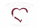 logo hundefreunde hunsrueck bordeaux 9e3a44 white text transparent